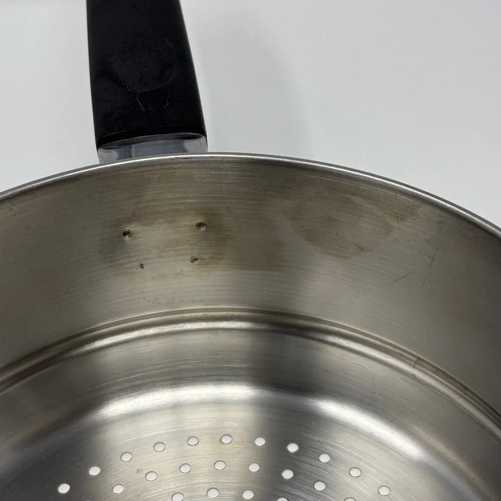 Revere Ware Stainless Steel Steamer Strainer Pot Insert 7 Inch Fits 2 & 3 QT